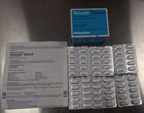 Kaufen Sie 100 Stück Tenuate Retard 75 mg Abnehmtabletten online ohne Rezept